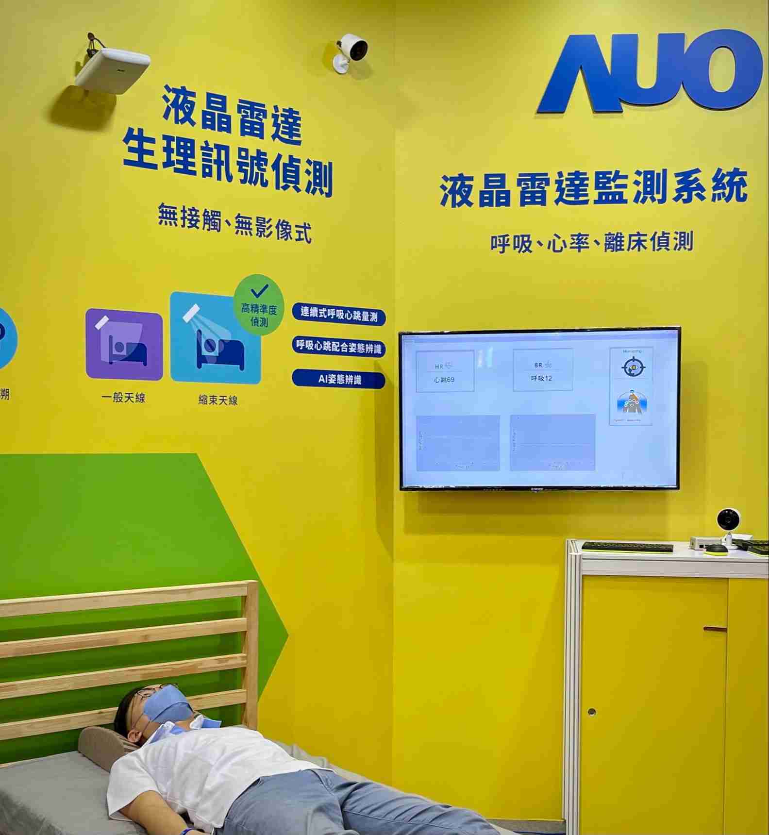 牛牛游戏颐康「无接触生理监测雷达」，，免除传统线路与贴片束缚，，，，精准侦测呼吸、、、心跳等重要生理讯号